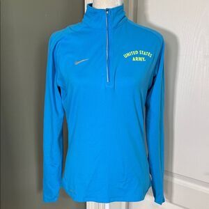 Nike Women's Bright Blue Quarter-Zip Pullover